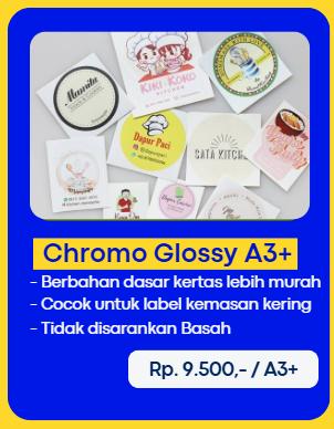Stiker Chromo A3+