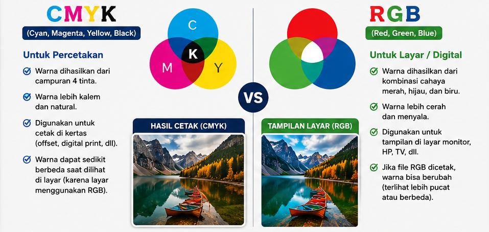 Perbedaan RGB dan CMYK: Memahami Warna dan Format JPG, PNG, serta PDF untuk Percetakan